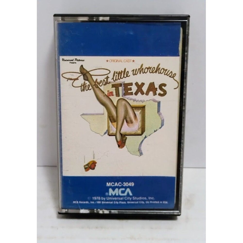 1980 MCA THE BEST LITTLE WHOREHOUSE IN TEXAS ORIGINAL CAST CASSETTE TAPE